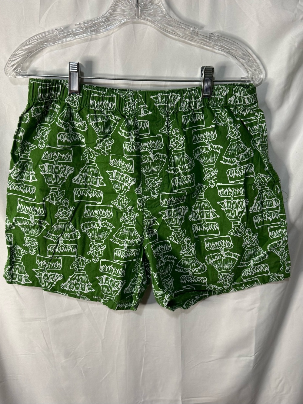 Old Navy Green Print Swim/Board Shorts
